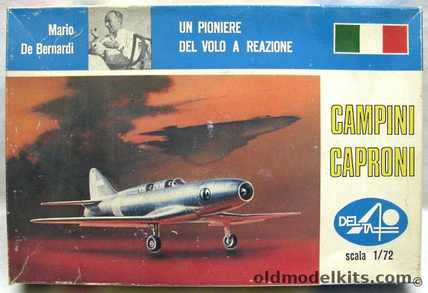 Delta 2 1/72 Campini Caproni - Mario De Bernardi's Pioneering Aircraft - With Booklet plastic model kit